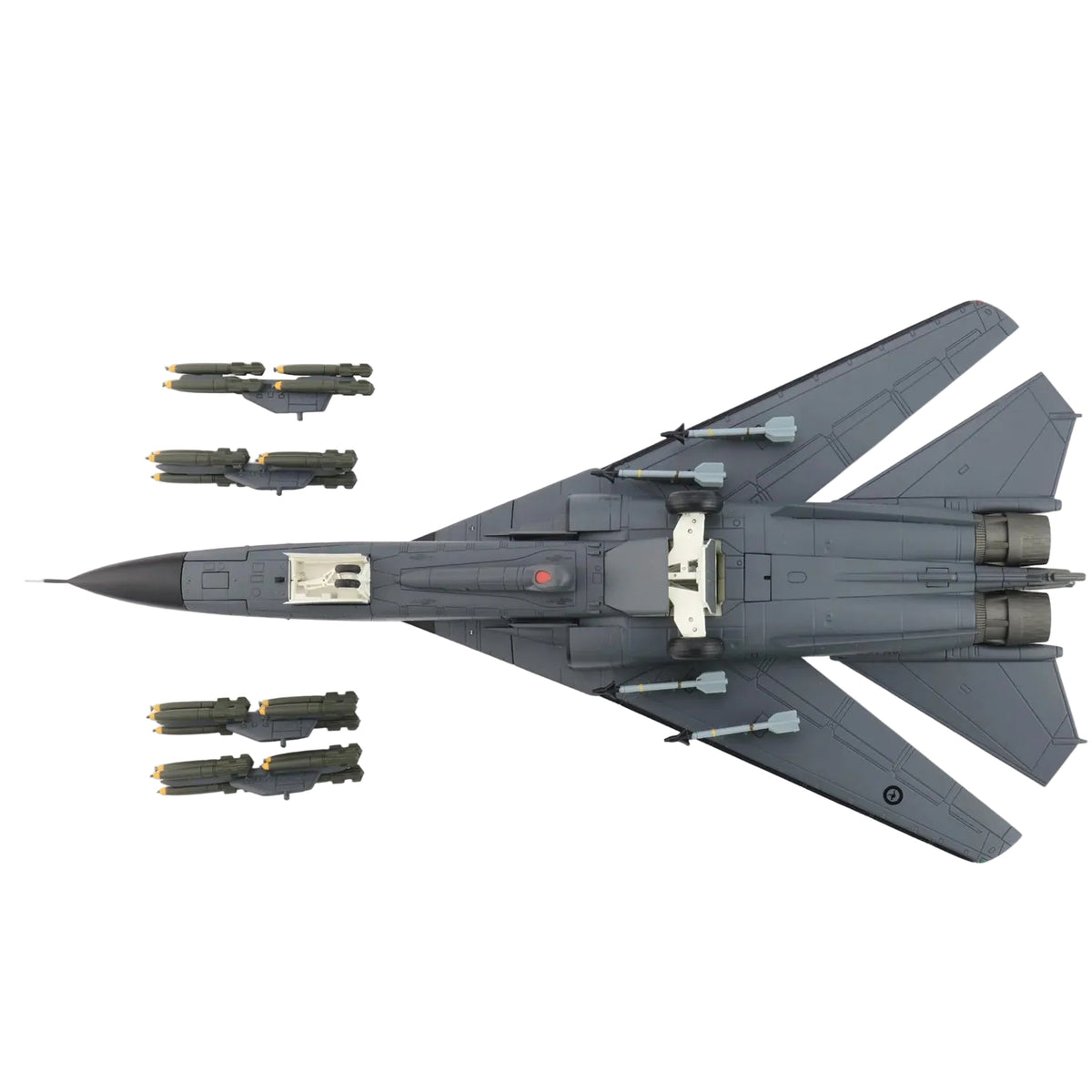 Celebrate the remarkable legacy of Australia's legendary "Pig" with this beautifully detailed Hobby Master 1/72 F-111C Aardvark "Farewell Scheme". Finished as A8-129 of No.1 Squadron, Royal Australian Air Force, this special edition commemorates the retirement of the F-111 fleet in December 2010, marking the end of nearly four decades of distinguished RAAF service. www.defenceqstore.com.au