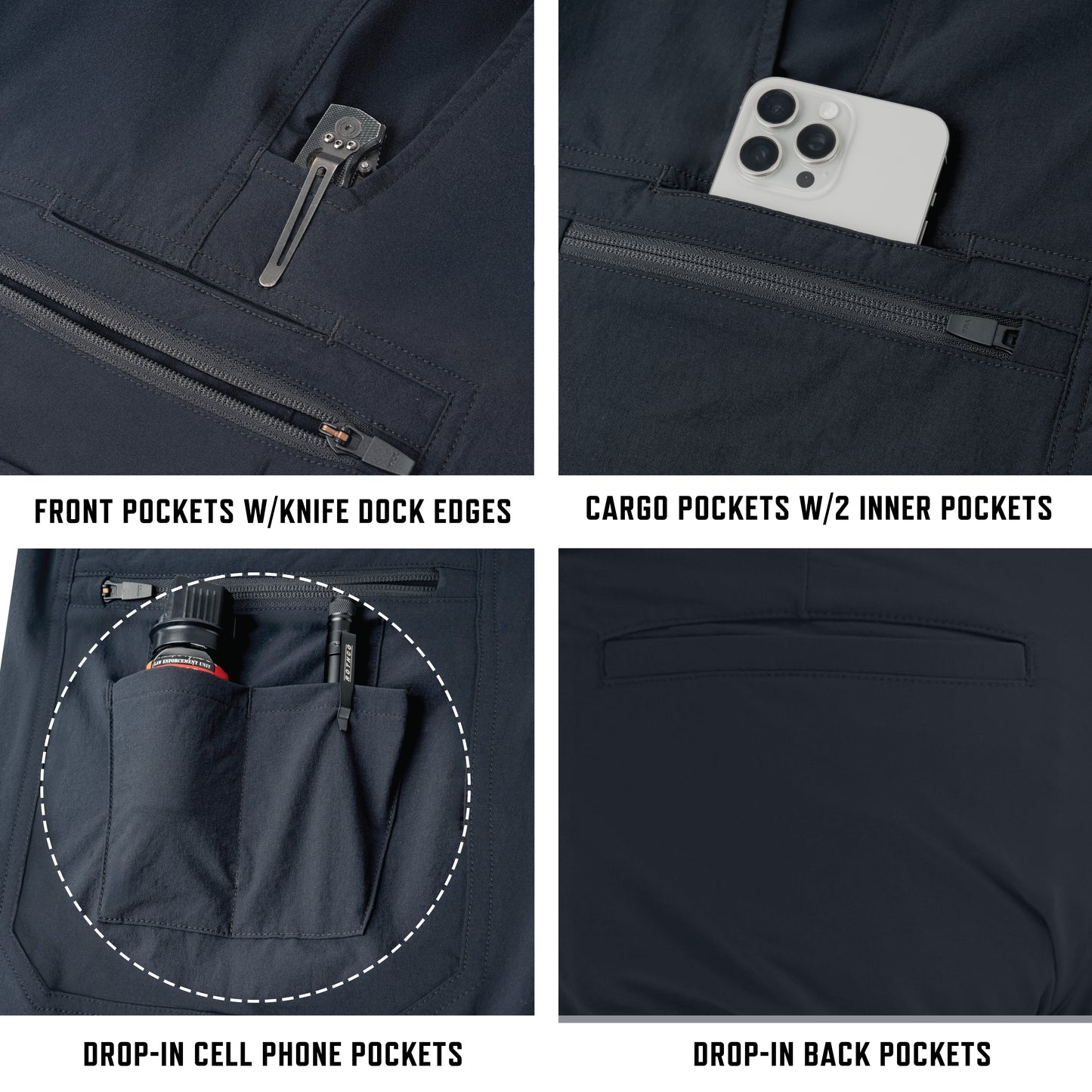 Rothco’s Edge Pants feature a modern, sleek, and evolved design that is built for action and made for flexibility. The Edge Pants are crafted with utility-focused features that include a DWR coated four-way stretch fabric, a “knee to knee” running crotch gusset for unrestricted mobility, and a low-profile strategic design that is perfect for on and off-duty. www.defenceqstore.com.au