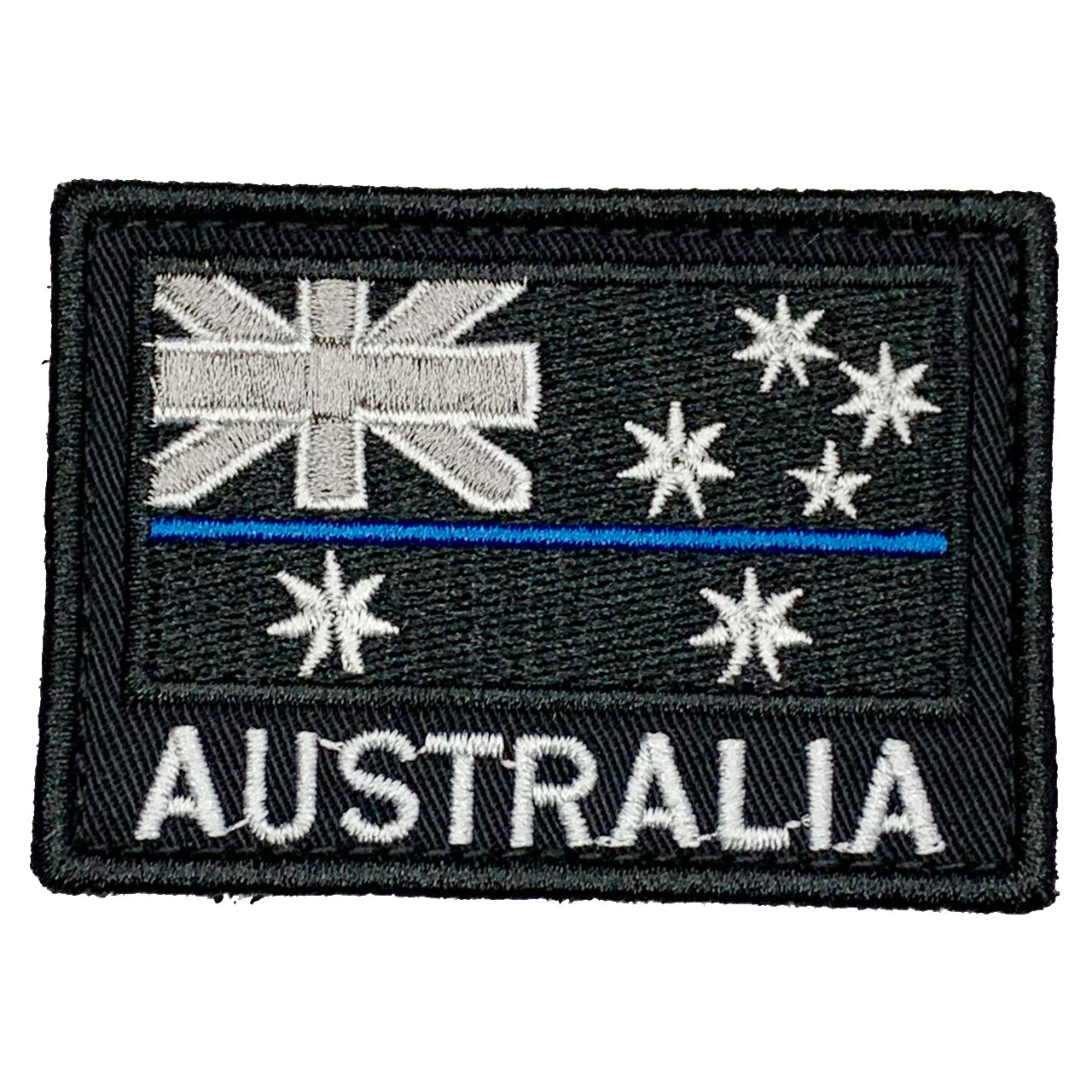 Subdued ANF Patch on Black Thin Blue Line Velcro Backed – Defence Q Store