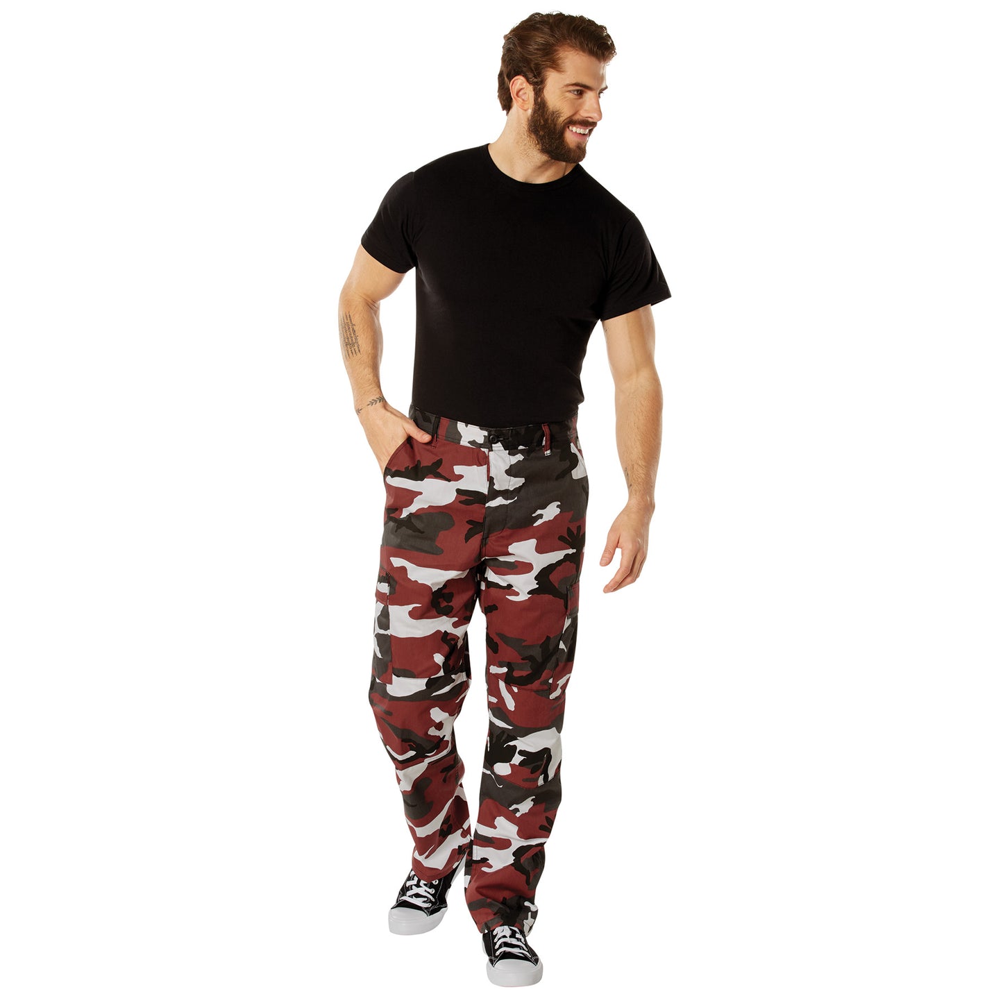 Experience over 4 decades of trusted design with our Color Camo Tactical BDU Pants. Constructed from a robust cotton / polyester fabric blend, these military cargo pants are built for unparalleled performance and comfort. www.defenceqstore.com.au