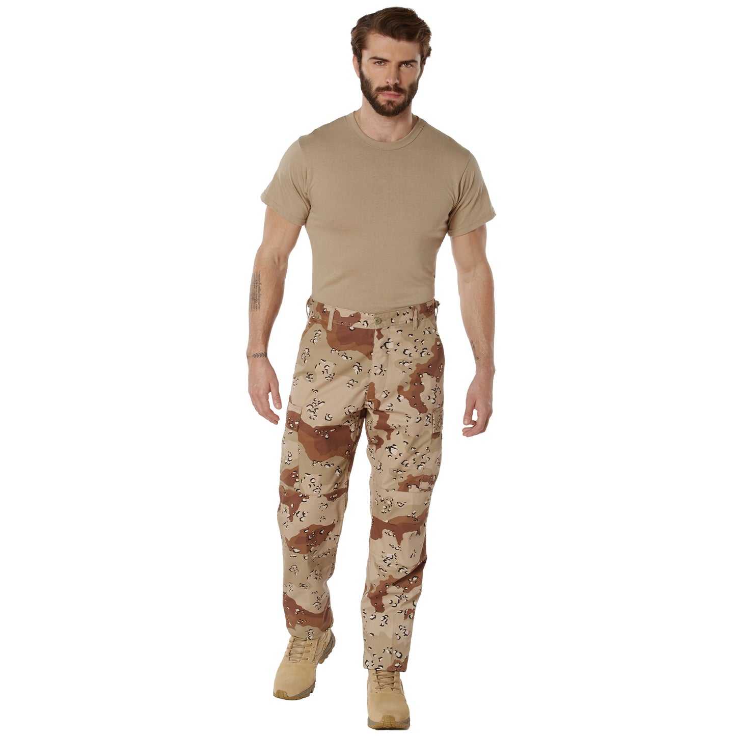 Experience over 4 decades of trusted design with our Color Camo Tactical BDU Pants. Constructed from a robust cotton / polyester fabric blend, these military cargo pants are built for unparalleled performance and comfort.  www.defenceqstore.com.au