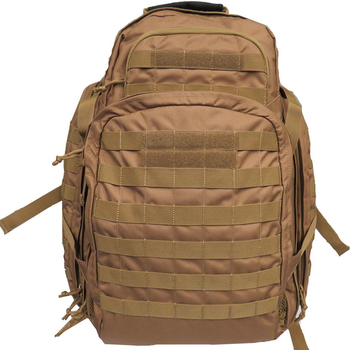The Tactical 45LT Patrol Pack is designed for 2-3 day missions, featuring two main compartments for efficient gear organization. It includes a front pocket with an internal organizer, a dedicated hydration pocket, and a protective pouch for sunglasses. www.defenceqstore.com.au
