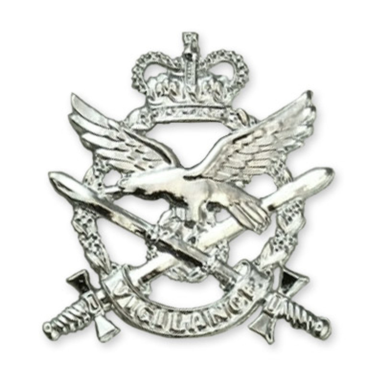 This sensational badge is the perfect addition to your hat or collection. The Australian Army Aviation Corps badge in silver adds a touch of elegance and sophistication wherever it's displayed.  www.defenceqstore.com.au