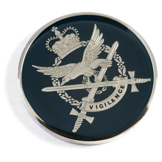 Show your respect for the Australian Army Aviation Corps with this beautiful full-colour medallion! Its unique design features the iconic AAAvn badge in silver and dark blue. Show your appreciation with this one-of-a-kind piece of jewelry. www.defenceqstore.com.au