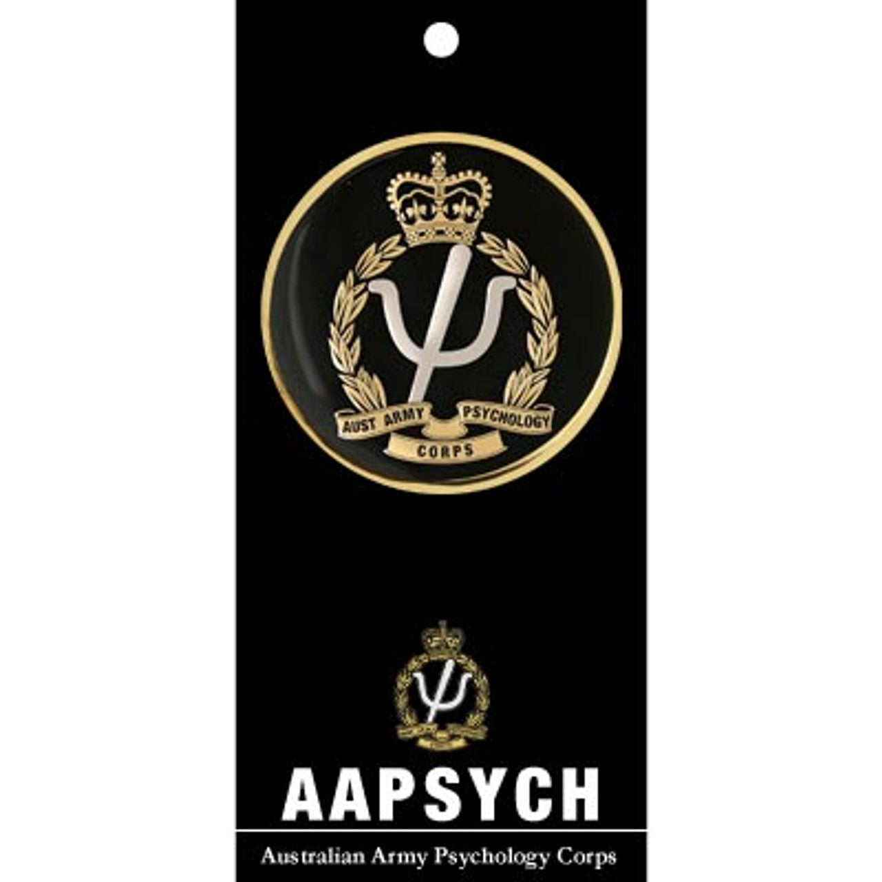 This amazing 48mm full colour enamel medallion from the Australian Army Psychology Corps (AA PSYCH) will leave an impression wherever you take it or share it. www.defenceqstore.com.au