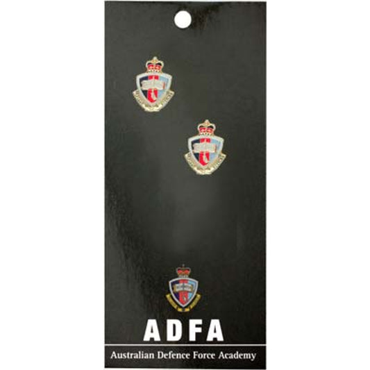 Australian Defence Force Academy (ADFA) 20mm full colour enamel cuff links.  These beautiful gold plated cuff links are the perfect accessory for work or functions. www.defenceqstore.com.au