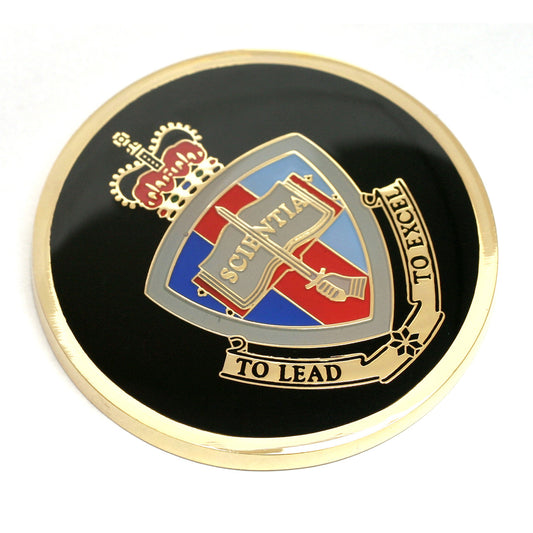 The ADFA Medallion is a spectacular conversation starter! This 48mm full-colour enamel medallion will leave a lasting impression wherever you show it off or hand it out. www.defenceqstore.com.au