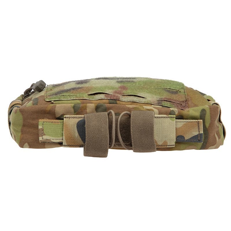Internally AMCU Multi-Use Under Vest Pouch has a large Velcro loop panel for attaching mission essential modular pouches, Compass, Notebook, Multitool (sold separately). The main compartment is large enough to bulkier items that require quick access. www.defenceqstore.com.au