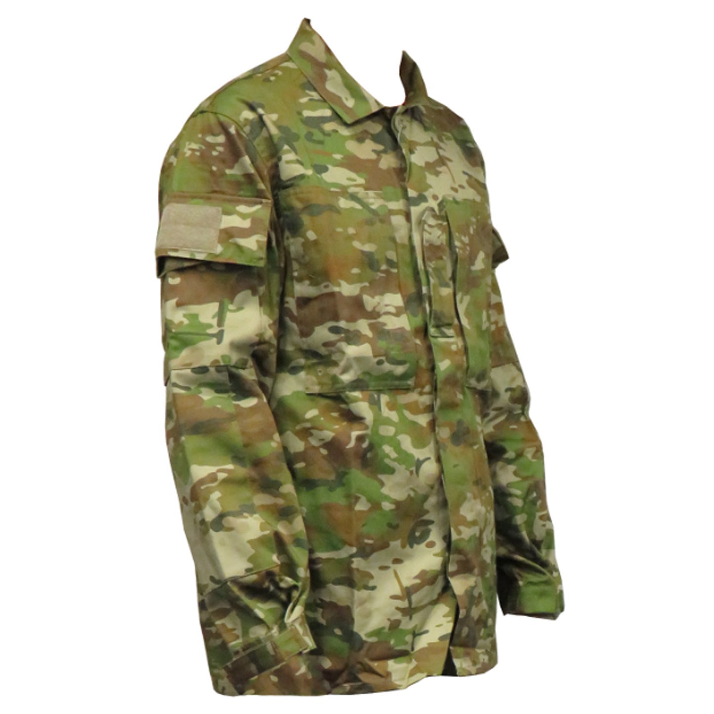 Built for demanding conditions, this TAS Long Sleeve Military Cadet shirt combines authentic Australian Army camouflage with practical performance features. The robust 70% cotton and 30% polyester blend delivers superior breathability without sacrificing durability, while the substantial 270GSM fabric stands up to rigorous wear. www.defenceqstore.com.au