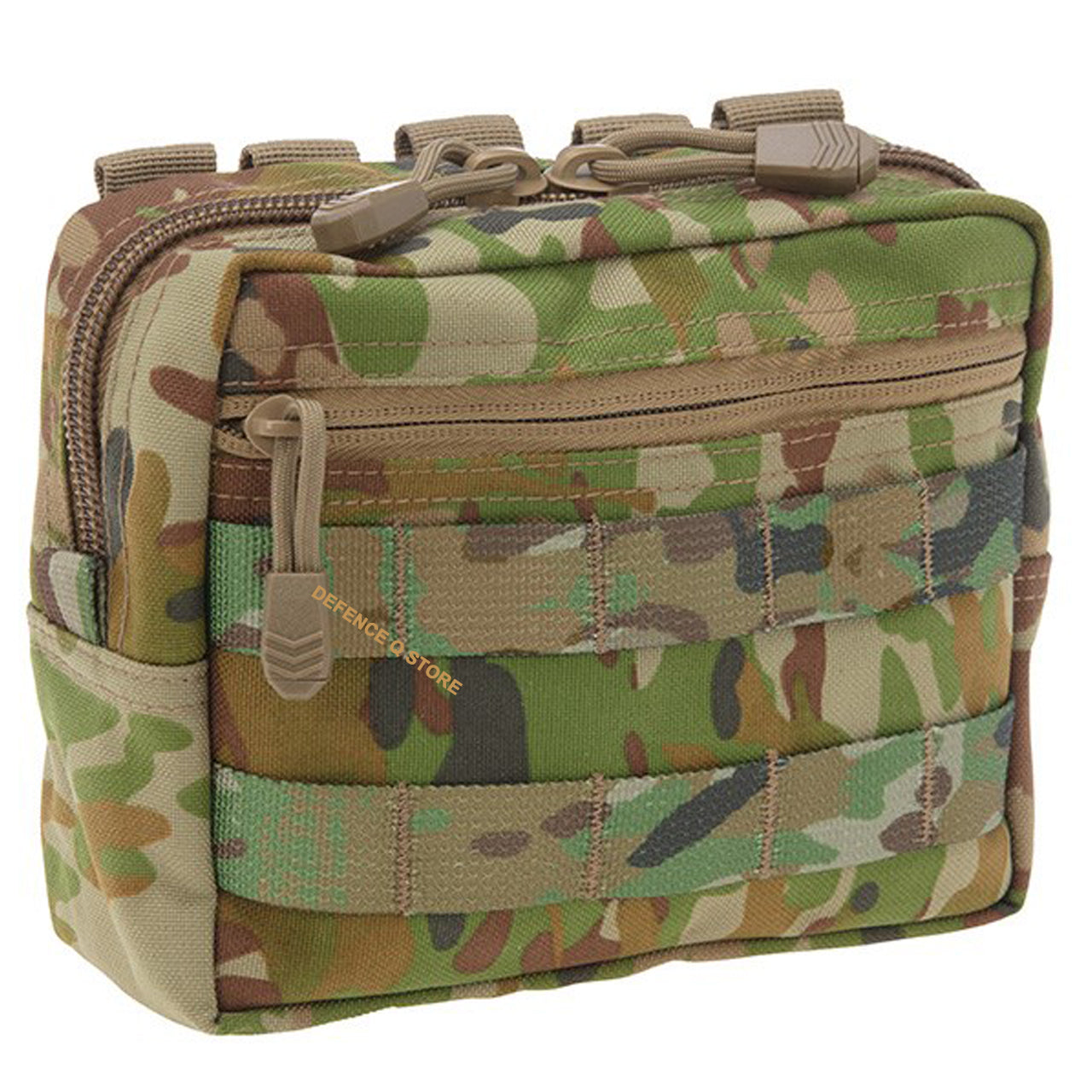 Organize your gear easily with the AMCU Wide Accessory Pouch MKIII. Elastic loops within provide quick access to essential items, and the front MOLLE panel allows you to attach additional pouches as needed. Plus, keep everything in its place with the front zippered section for ultimate organization and storage capacity. www.defenceqstore.com.au