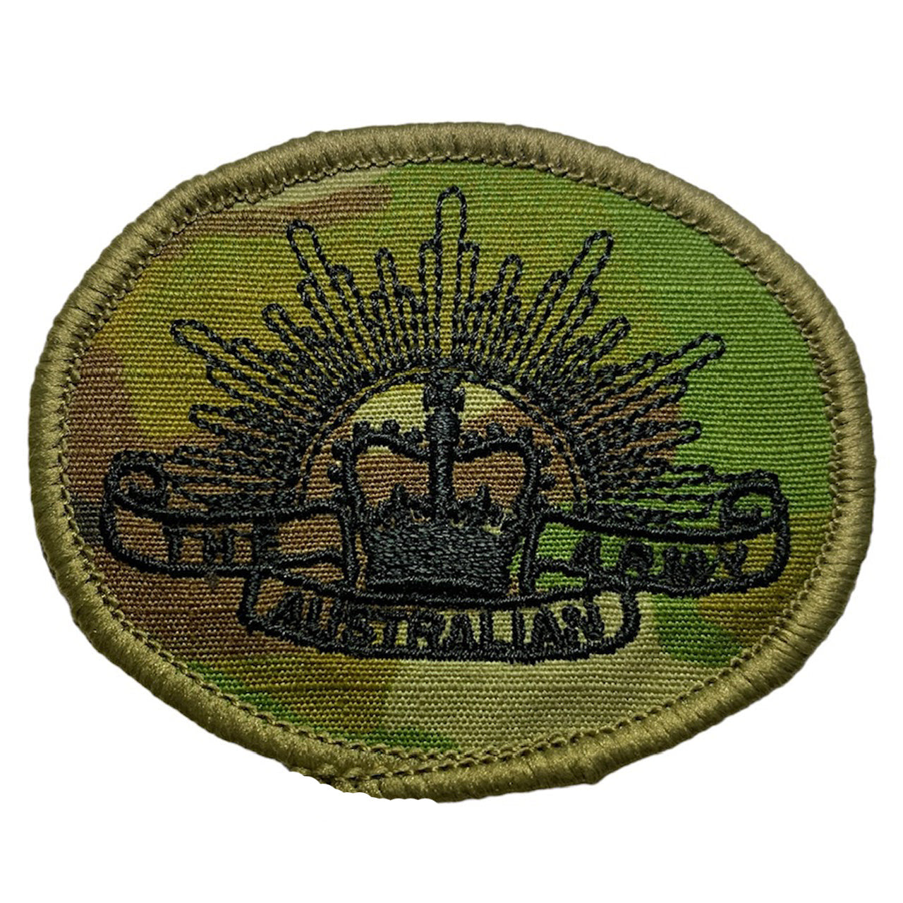 Army Australian Multicam Camouflage Uniform AMCU Rising Sun Patch  6.5cmx4.7cm www.defenceqstore.com.au