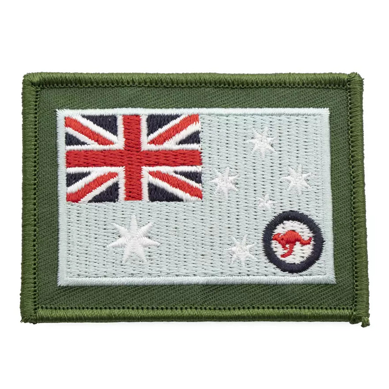 Show your allegiance with this stylish Olive ANF RAAF Ensign Patch. Crafted with full embroidery and Hook-and-loop backing, this distinctive patch looks great on jackets, caps, and packs. At 55mm X 75mm, it's an eye-catching way to add patriotism to your look. Ready to display your pride? Get your patch now! www.defenceqstore.com.au