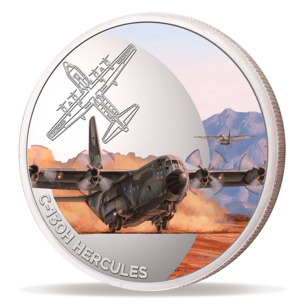 The Air Force 100 Limited Edition Medallion C-130 Hercules is a striking and stunning piece that commemorates the Air Force Centenary. With only 500 available, this limited edition medallion is a must-have for collectors and aviation enthusiasts alike. www.defenceqstore.com.au