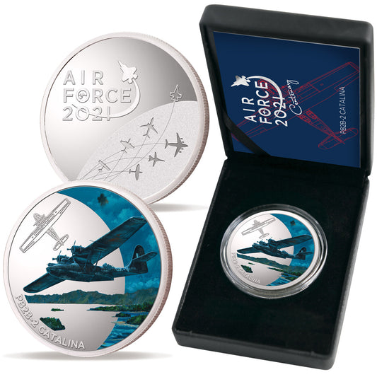 The captivating Air Force 100 Limited Edition Medallion - Catalina is a breathtaking piece from our collection and the perfect way to commemorate the Air Force Centenary. Limited to only 500 releases worldwide, this medallion is a true collector's item. www.defenceqstore.com.au