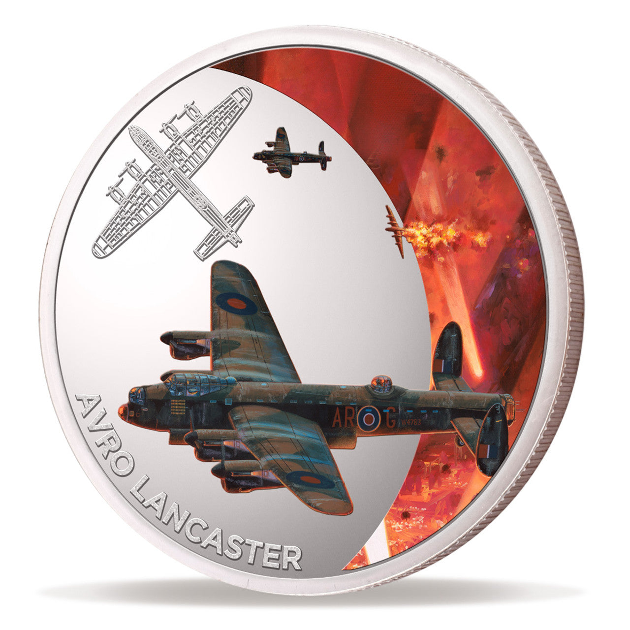 The Air Force 100 Limited Edition Medallion - Lancaster Bomber is a stunning piece of art that pays homage to the Air Force Centenary. Limited to only 500 releases worldwide, this medallion is a must-have for aviation enthusiasts and collectors alike. www.defenceqstore.com.au