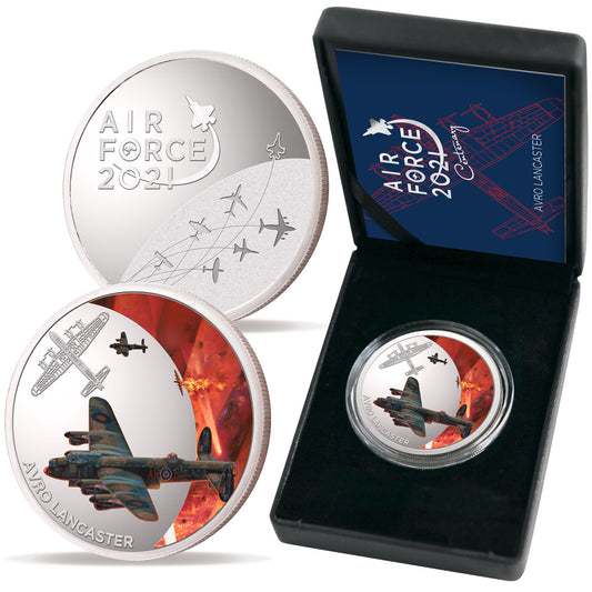 The Air Force 100 Limited Edition Medallion - Lancaster Bomber is a stunning piece of art that pays homage to the Air Force Centenary. Limited to only 500 releases worldwide, this medallion is a must-have for aviation enthusiasts and collectors alike. www.defenceqstore.com.au