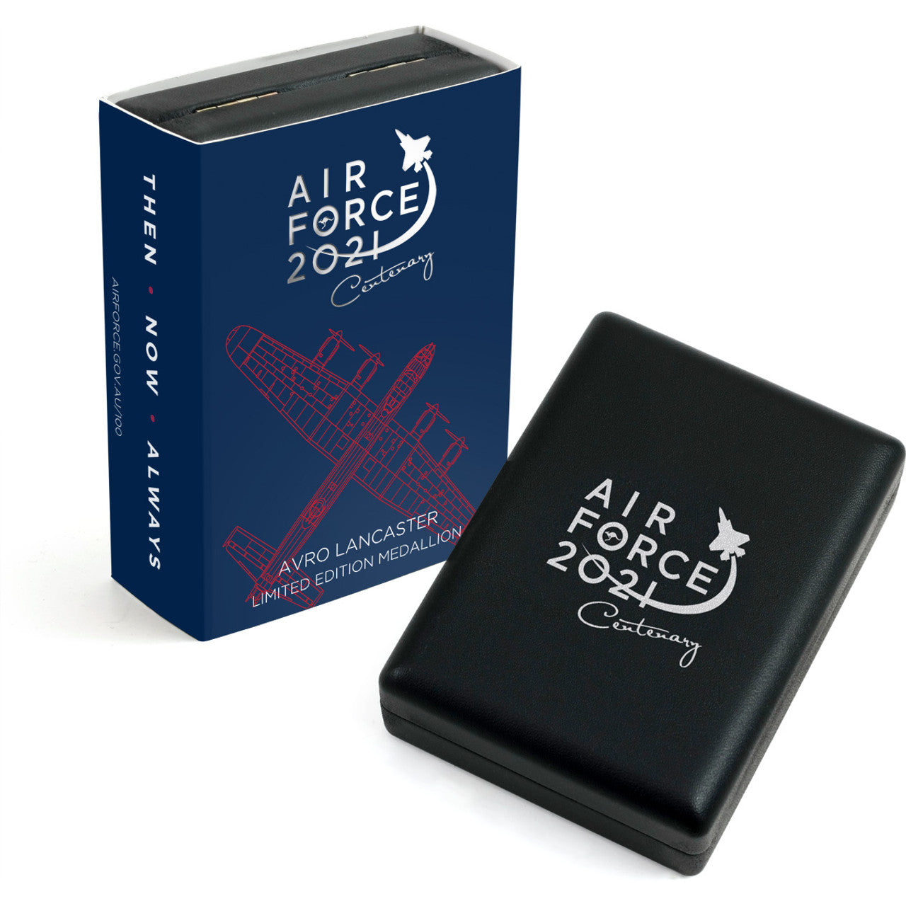 The Air Force 100 Limited Edition Medallion - Lancaster Bomber is a stunning piece of art that pays homage to the Air Force Centenary. Limited to only 500 releases worldwide, this medallion is a must-have for aviation enthusiasts and collectors alike. www.defenceqstore.com.au