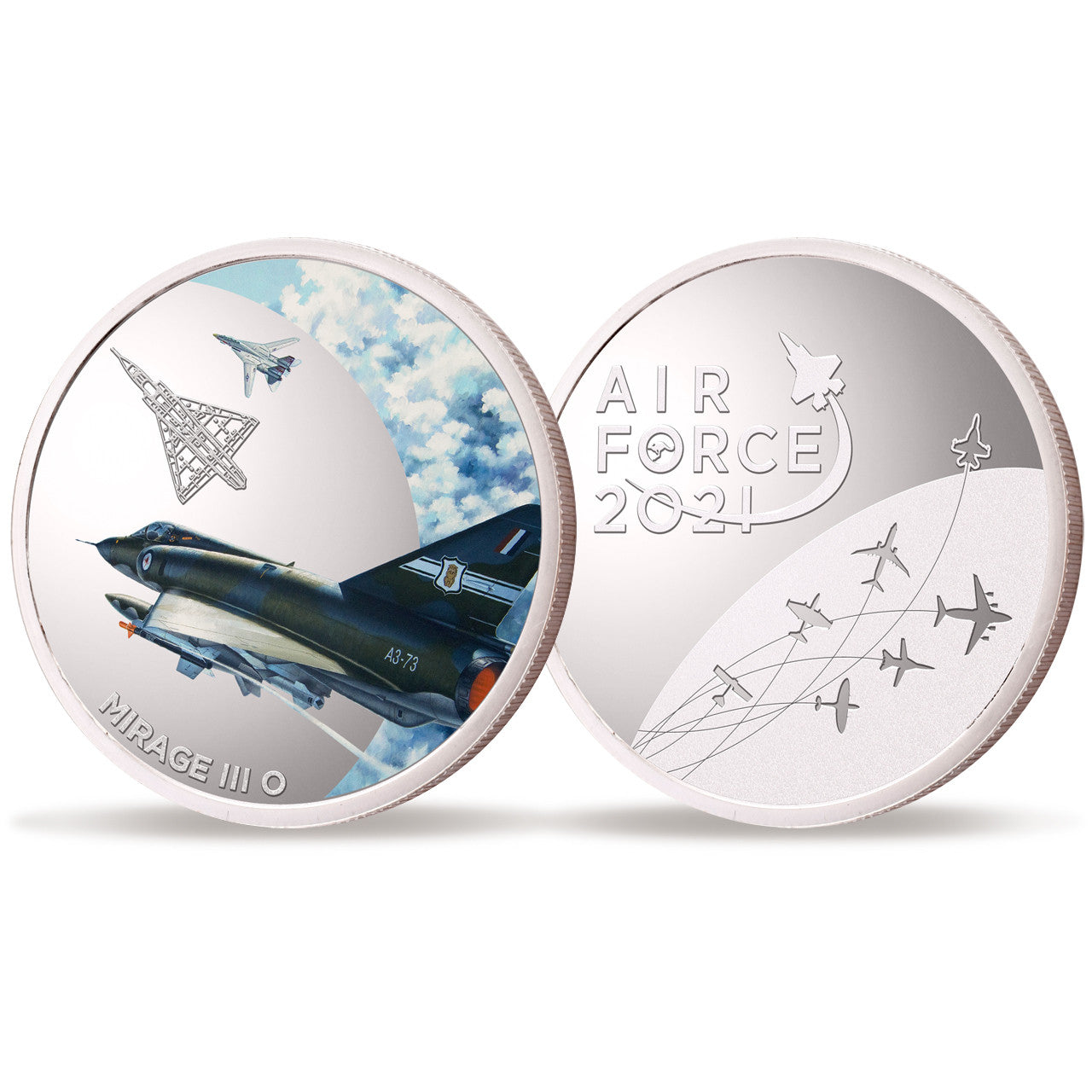 Introducing the Air Force 100 Limited Edition Medallion - Mirage III, a stunning commemorative piece that holds a special place in the Air Force Centenary celebrations of 2021. www.defenceqstore.com.au