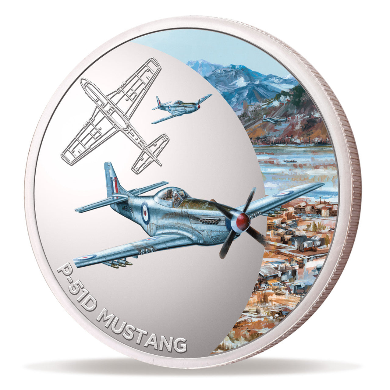 The sensational Air Force 100 Limited Edition Medallion - P-51D Mustang is a must-have for aviation enthusiasts and collectors. This exclusive limited edition medallion commemorates the Air Force Centenary and is a perfect way to own a piece of history. With only 500 releases worldwide, this medallion is a rare find. www.defenceqstore.com.au