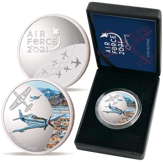 The sensational Air Force 100 Limited Edition Medallion - P-51D Mustang is a must-have for aviation enthusiasts and collectors. This exclusive limited edition medallion commemorates the Air Force Centenary and is a perfect way to own a piece of history. With only 500 releases worldwide, this medallion is a rare find. www.defenceqstore.com.au