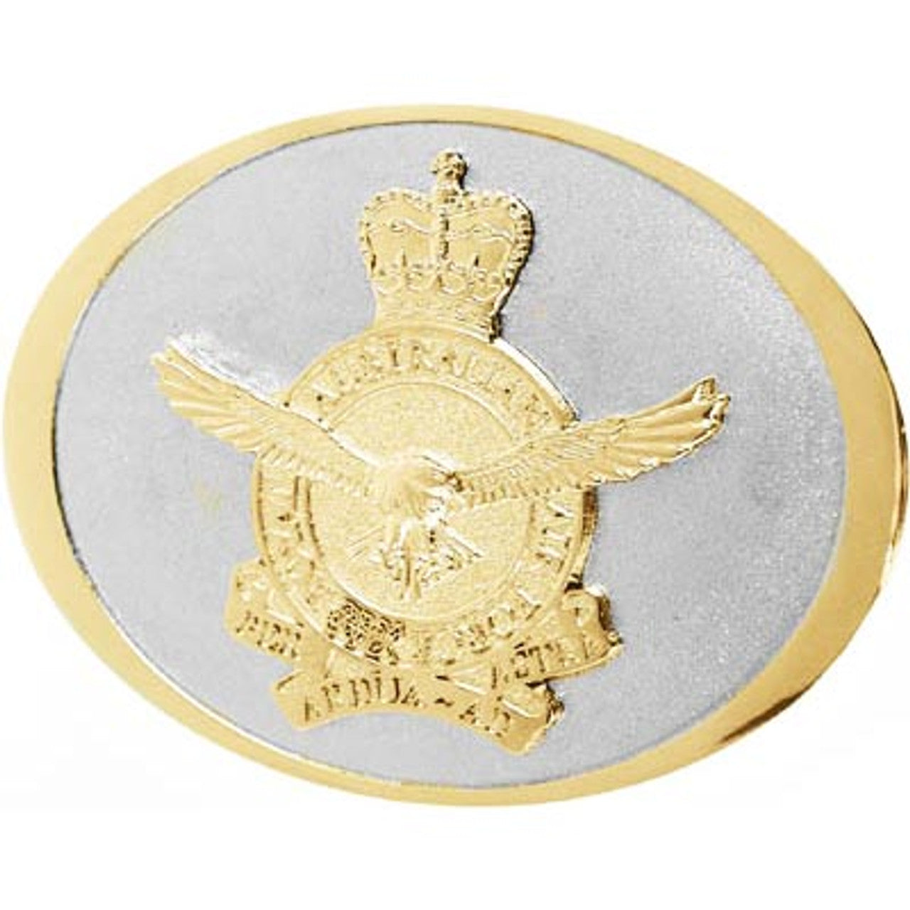 The Sturdy Air Force Belt Buckle is the perfect accessory for military enthusiasts and fashion-forward individuals alike. This buckle features a detailed 3D design crest, showcasing your love and support for the Air Force in style. www.defenceqstore.com.au