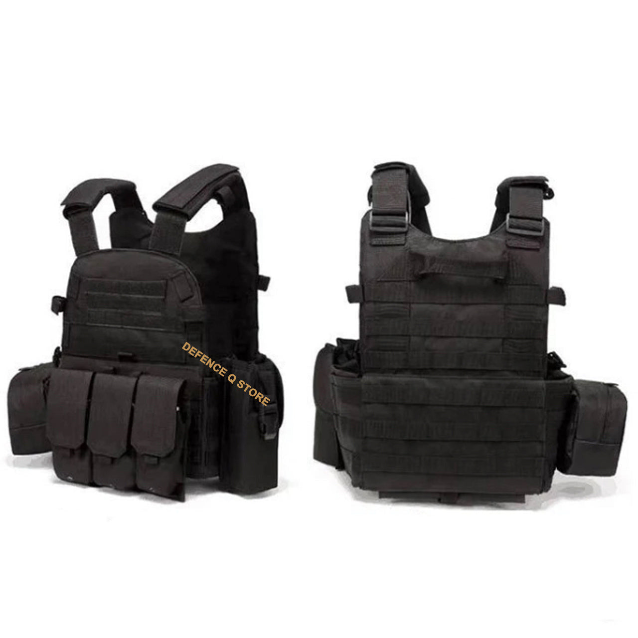 The Air Force Tactical Vest Lightweight Loadout Combination is crafted with premium 600D oxford material for superior durability. Its MOLLE design, featuring front and back compartments, allows for customization to match your aggressive combat style. www.defenceqstore.com.au