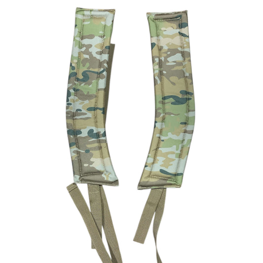 AMCU Alice Pack Shoulder Straps designed specifically for alice packs and compatible external frames. Crafted from premium 900D heavy-duty fabric with comfortable rubber memory foam padding. Features dual waterproof coating for ultimate protection in all conditions. Perfectly sized at 39 x 9 x 1cm to distribute weight evenly across your shoulders for extended comfort during long missions. www.defenceqstore.com.au