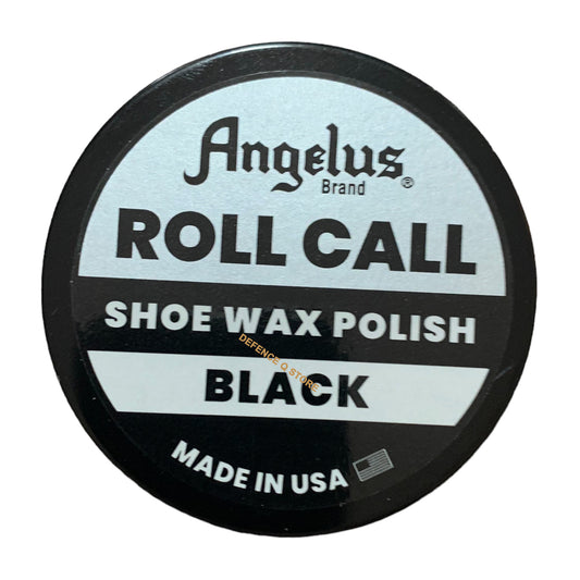 Discover the power of Angelus Roll Call Military Grade Shoe Polish Black 50gram! Formulated to create a brilliant shine, this water-repellent wax will revive and protect all smooth leathers. Experience vibrant colors and long-lasting preservation with every use. Try it now! www.defenceqstore.com.au