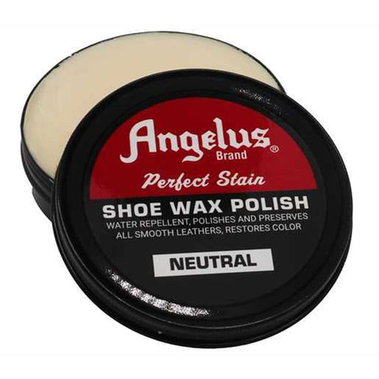 Experience the top-notch quality of Angelus Shoe Wax Neutral 75gram - the ultimate shoe polish for leather boots. Achieve a stunning shine and unmatched protection with our Neutral Shoe Wax Polish.  www.defenceqstore.com.au