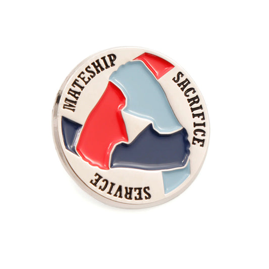 Elevate your sense of unity and honour the Australian Defence Force with our "Arms of Mateship Lapel Pin." This exquisite lapel pin symbolizes the deep bonds of camaraderie, service, and sacrifice shared by the three branches of the Australian Defence Force. www.defenceqstore.com.au