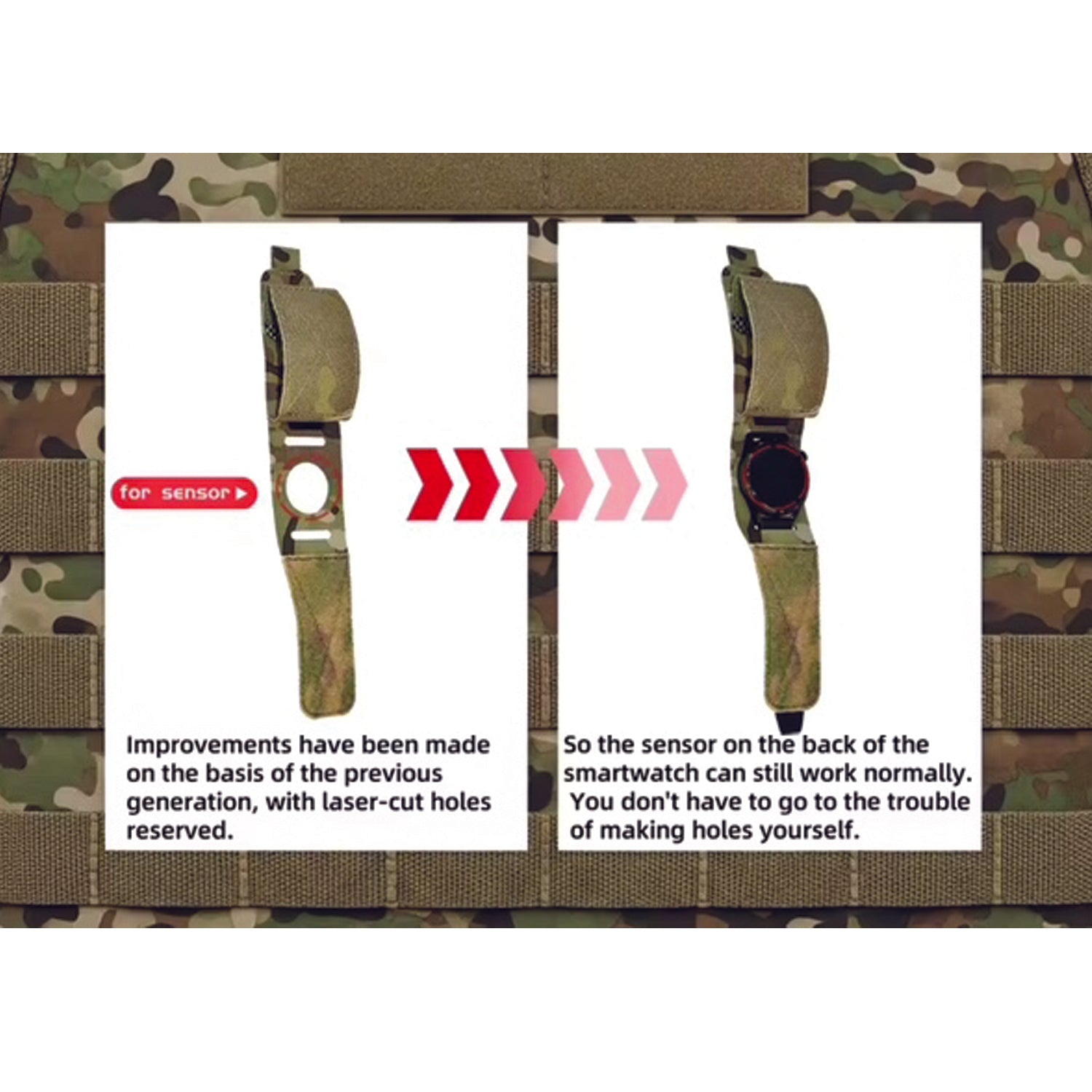 Military Watchbands are made with a durable and strong nylon material. The watchband fits an assortment of military watches, measured at 17.5cm x 5cm and features a velcro closure. The military watchband is designed with comfort in mind for those who spend a lot of time in the field. www.defenceqstore.com.au