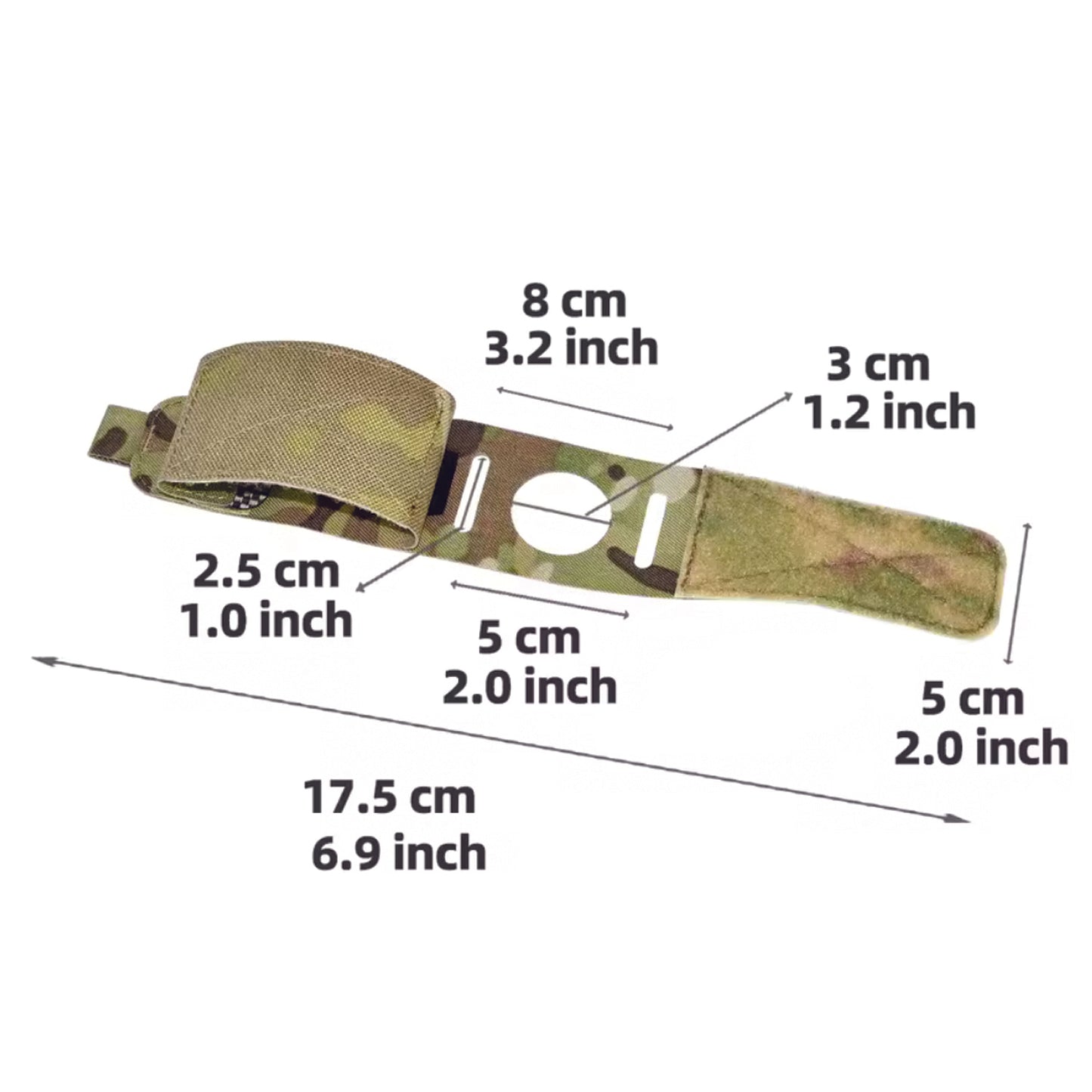 Military Watchbands are made with a durable and strong nylon material. The watchband fits an assortment of military watches, measured at 17.5cm x 5cm and features a velcro closure. The military watchband is designed with comfort in mind for those who spend a lot of time in the field. www.defenceqstore.com.au
