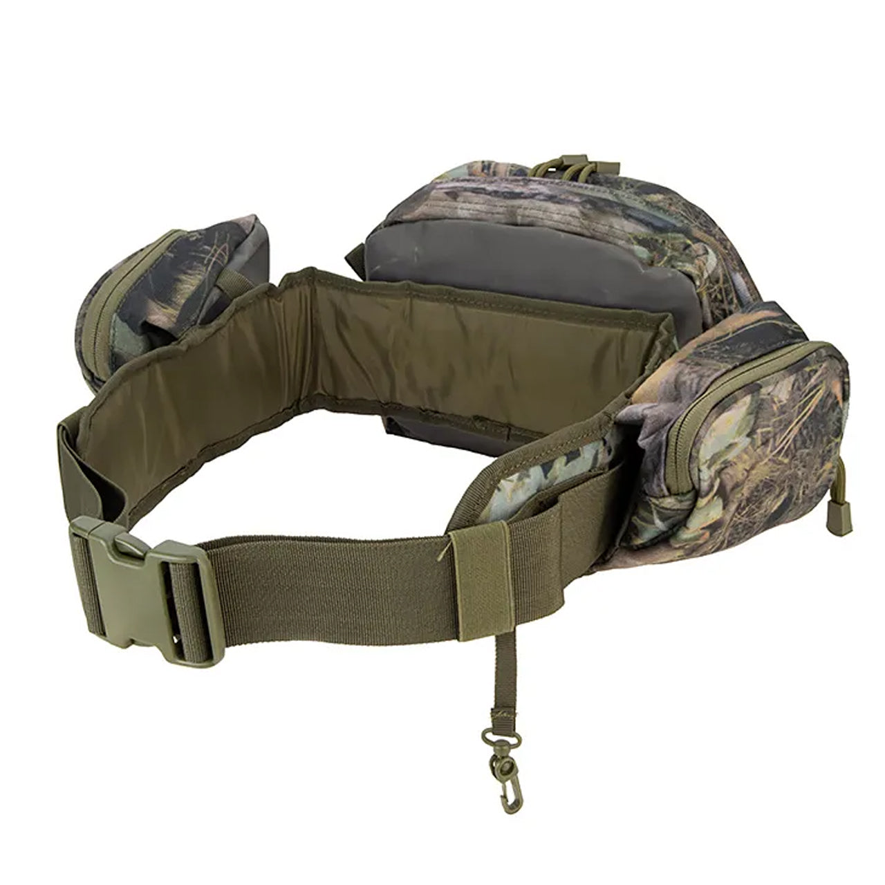 Discover alluring styles with Austealth's Native Camouflage Bum Bag. Knitted fabric with a PVC coating gives this 400gsm bag plenty of padding on the waist. Extra straps and toggle zips get the job done, plus side pockets with YKK zips for convenience! www.defenceqstore.com.au