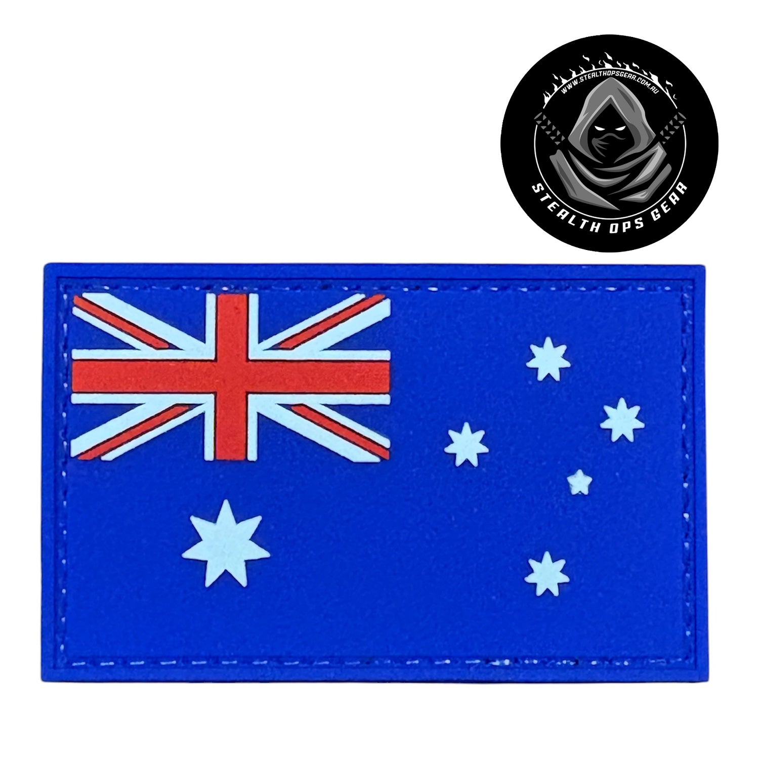 Make a bold statement with the Australia Raised Symbols PVC Morale Patch Hook &amp; Loop. This striking 8x5cm patch features laser-cut precision detailing that demands attention. www.defenceqstore.com.au