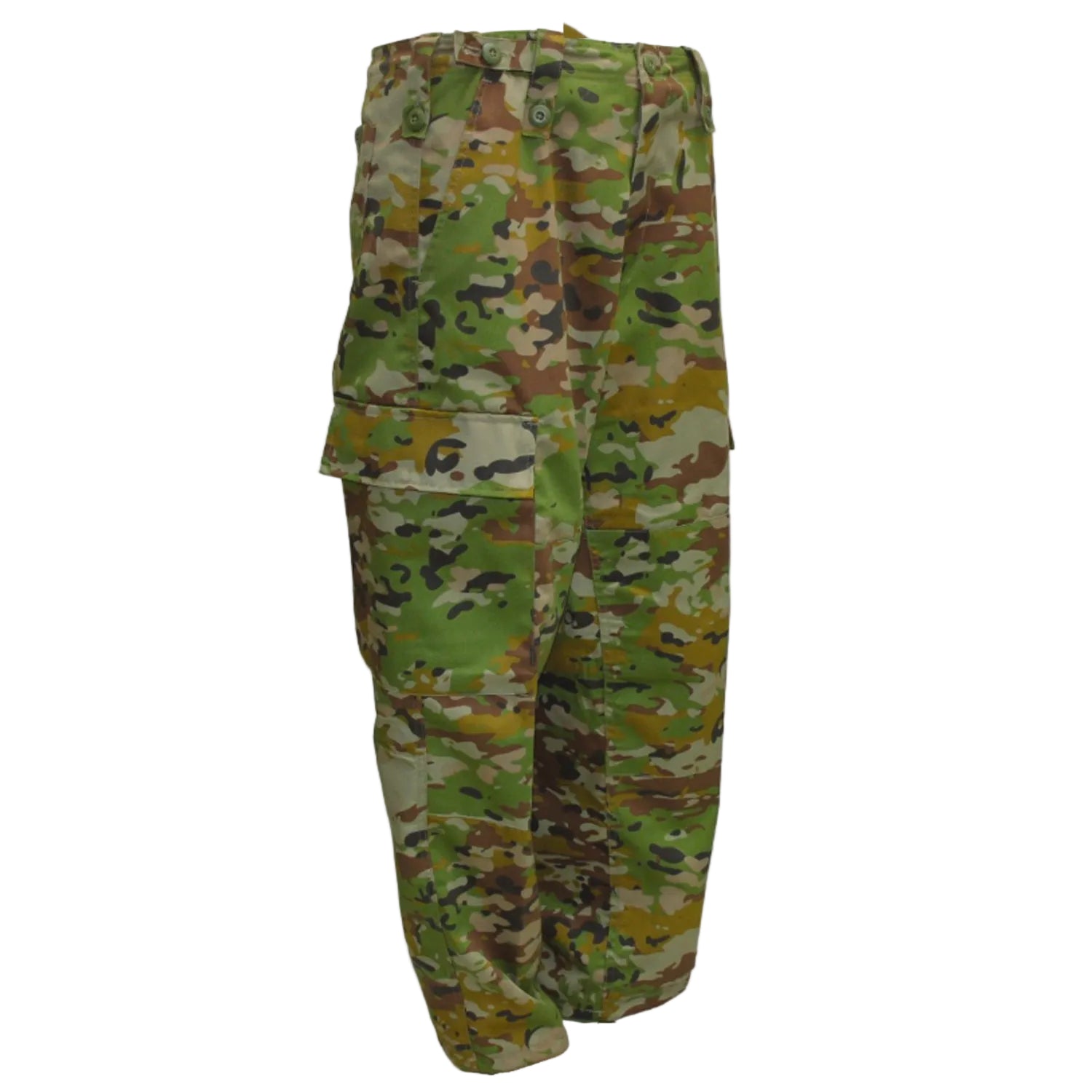 These trousers have all the features of the&nbsp;M-25 pants but with the benefit of a new and modern construction. In the&nbsp;plain colours, they are perfect for work and casual use. They don't just look the part either, a rugged poly/cotton blend makes these ideal for physical activities like paintball. www.defenceqstore.com.au