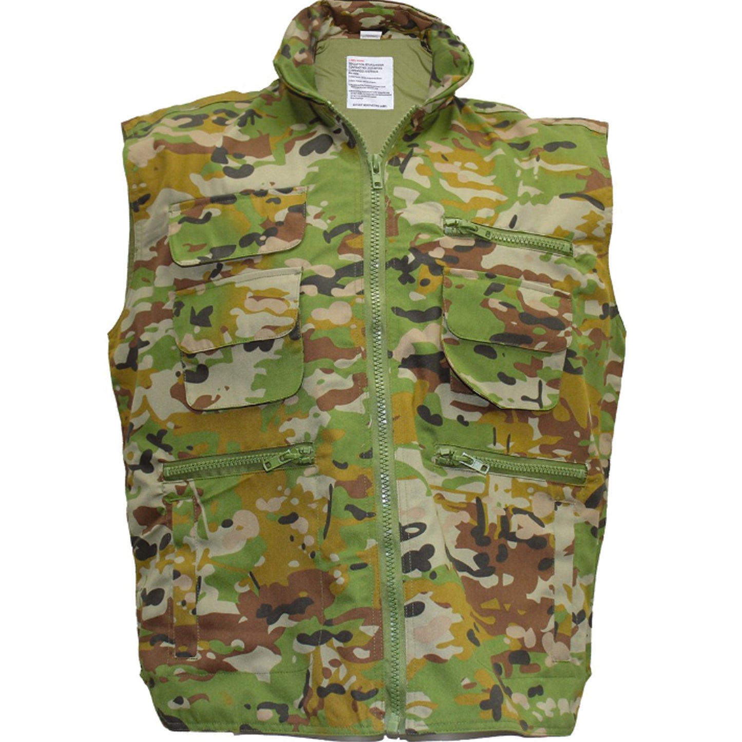 The Australian Multicam Ranger Vest AMC is built for serious fieldwork. Eight strategically placed front pockets—three with secure velcro flaps, three with reliable zips, and two hand warmers—keep your essentials within reach. www.defenceqstore.com.au