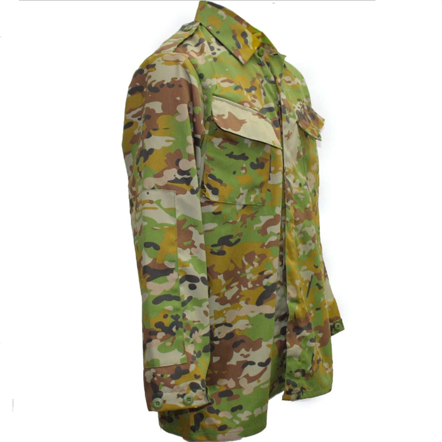 Built tough for demanding operations, this Australian Multicam Tactical Field Shirt combines durability with practical design. The heavy-duty poly/cotton blend resists wear and tear in the field, while strategically positioned slanted pockets keep your essentials secure and accessible. www.defenceqstore.com.au