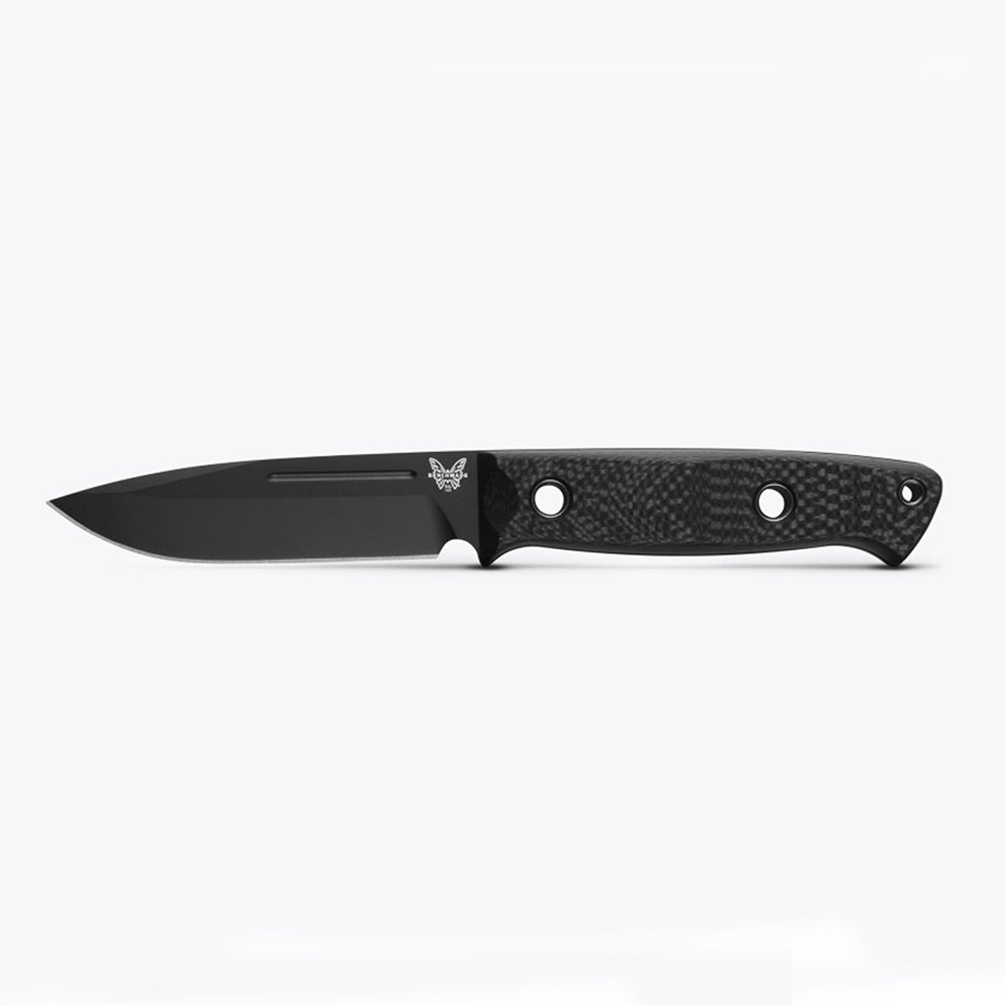 Channel your inner survivalist with the sleek 163BK Bushcrafter, a modern bushcraft fixed blade reimagined as a premium variant to Benchmade's original 162 model designed by Shane Sibert. www.defenceqstore.com.au