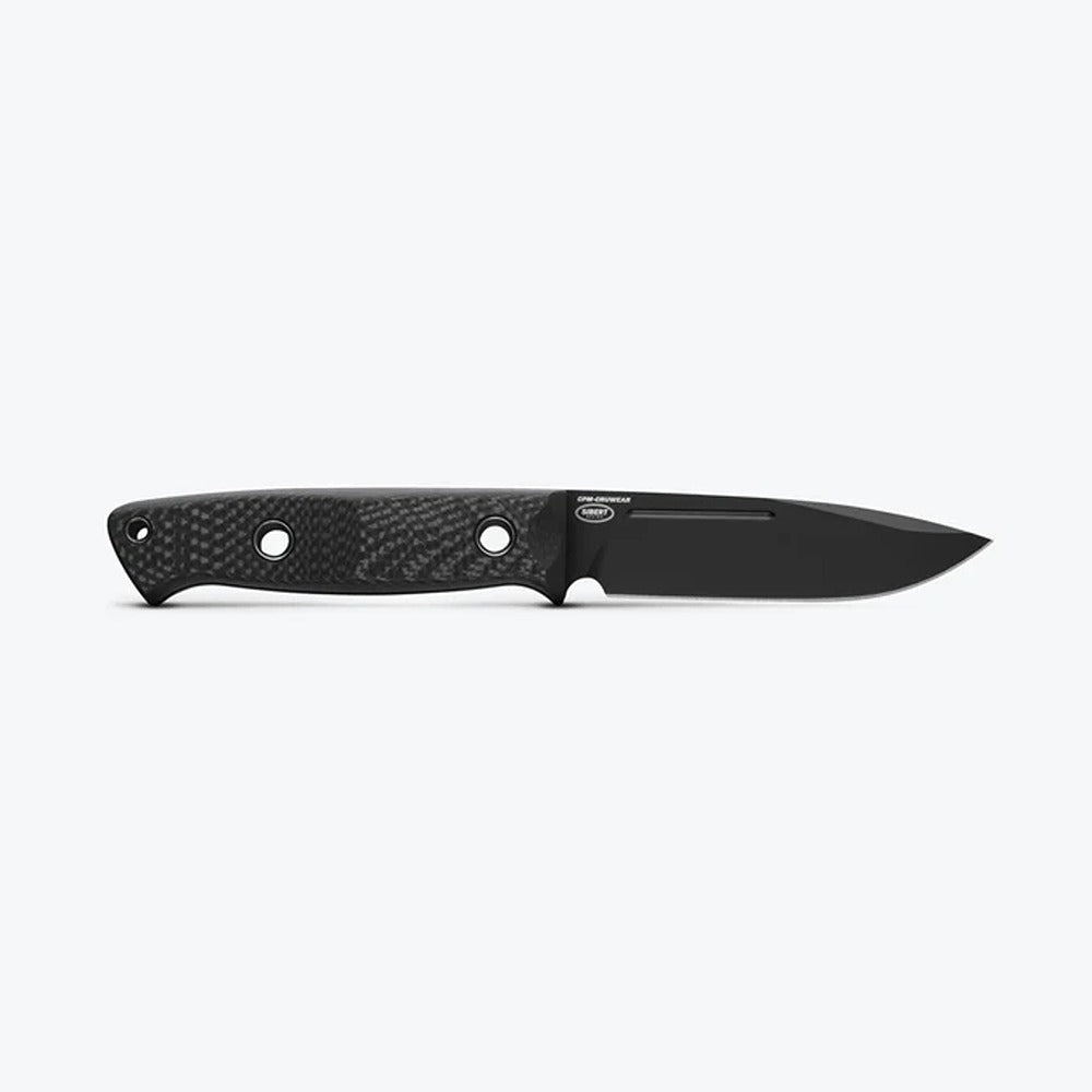 Channel your inner survivalist with the sleek 163BK Bushcrafter, a modern bushcraft fixed blade reimagined as a premium variant to Benchmade's original 162 model designed by Shane Sibert. www.defenceqstore.com.au