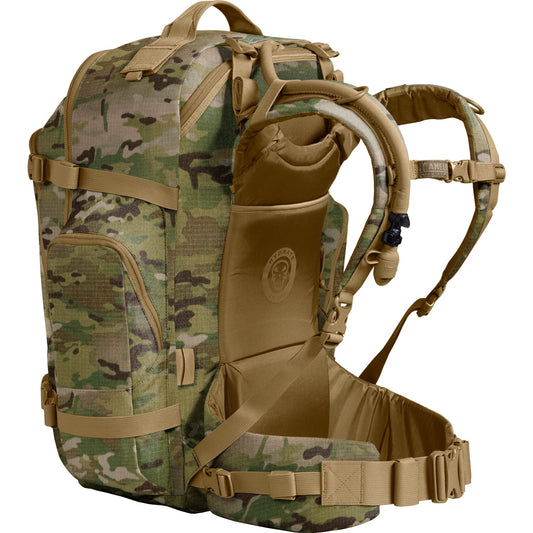 The name says it all. BIG ____ MOTHERLODE. With over 47L of cargo and a 3L Mil Spec Reservoir that provides 25% more water per sip, the new BFM™ is perfect for extended missions. The new Futura™ harness, which adjusts for individual torso length and plate carrier configurations, stays comfortable on even the longest of operations. www.defenceqstore.com.au
