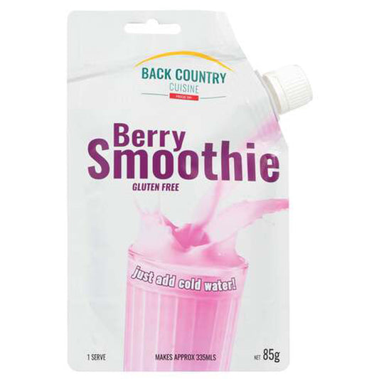 Satisfy your craving for something fruity and delicious with our Back Country Cuisine Berry Smoothie. Made with real fruit and soft serve, it's the perfect on-the-go treat that will leave your tastebuds erupting with joy. www.defenceqstore.com.au