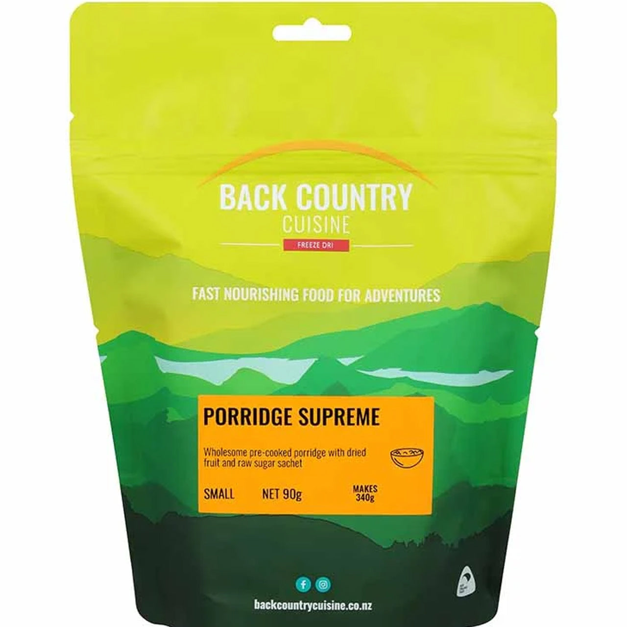 Indulge in this premium pre-made porridge with added dried fruit and a packet of raw sugar. Enjoy a wholesome and satisfying breakfast on the go. www.defenceqstore.com.au