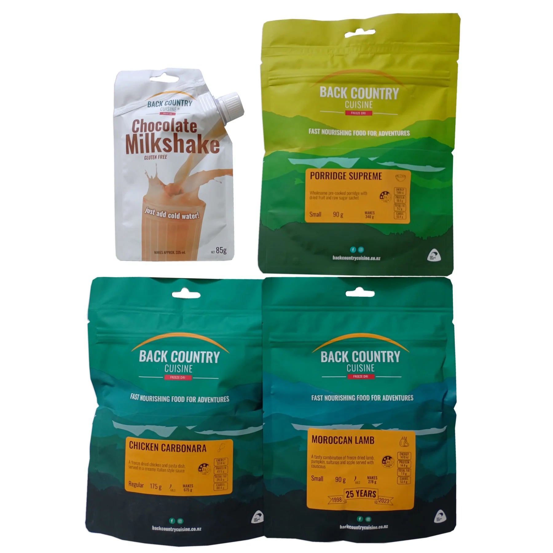 Discover complete meal solutions with Back Country Cuisine's Explorer Pack—a thoughtfully curated selection of freeze-dried meals designed to fuel your adventures from sunrise to sunset. www.defenceqstore.com.au