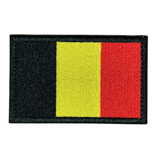Unleash your creativity with the Belgium Embroidery Patch Hook &amp; Loop! Measuring 8x5cm and featuring a beautifully embroidered design and secure hook &amp; loop backing, this patch is a must-have for any collector. www.defenceqstore.com.au