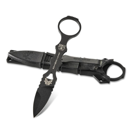 Updated design of the sheath clip allows for better retention on MOLLE webbing, pocket seams and waistbands. The overall length of this model&nbsp;allows for easier concealment, while maintaining its effectiveness in a self defence situation. Allows the user to maintain dexterity and manipulate other objects without putting down the knife.  www.defenceqstore.com.au