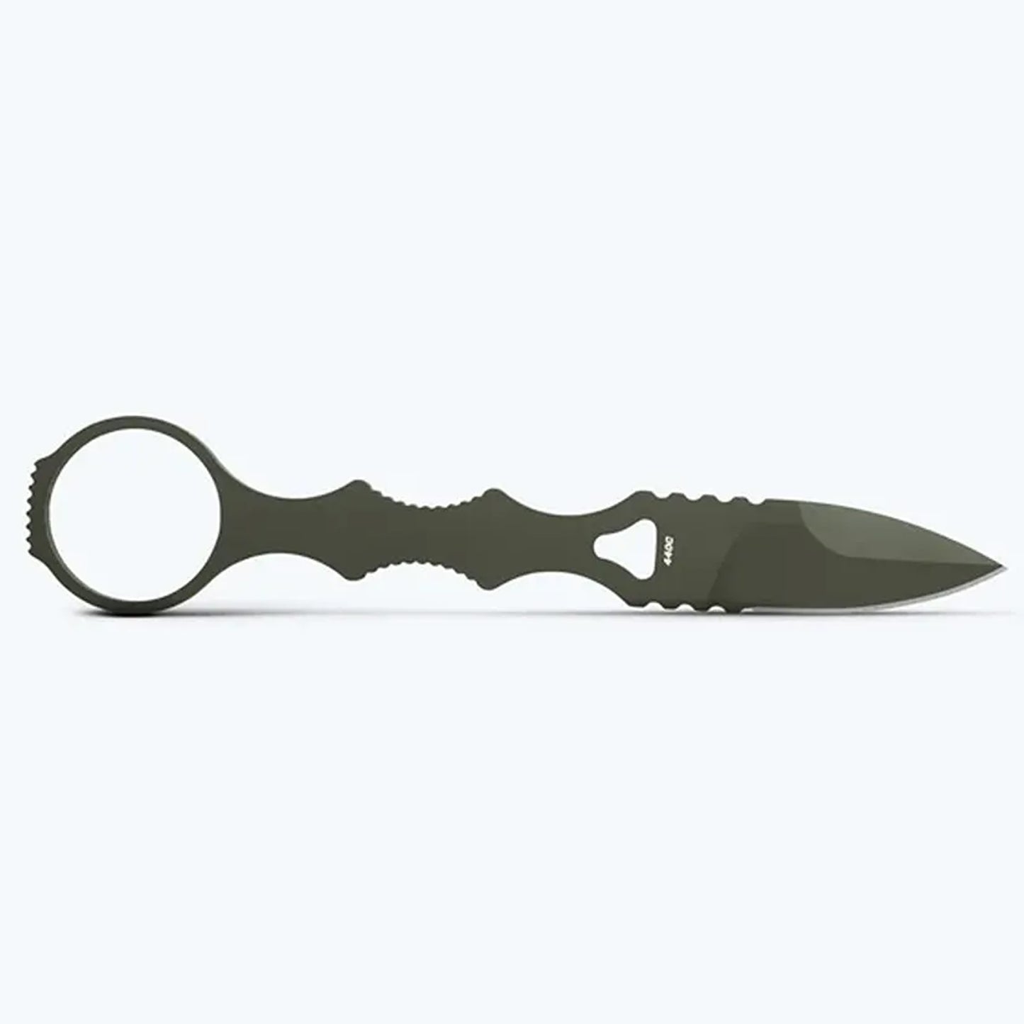 Designed with a 440C stainless steel blade and OD Green finish, this Mini SOCP® delivers rugged performance with an organic terrain advantage. The skeletonised handle reduces weight without sacrificing grip. Comes complete with a versatile SOCP® sheath for adaptable carry options. www.defenceqstore.com.au