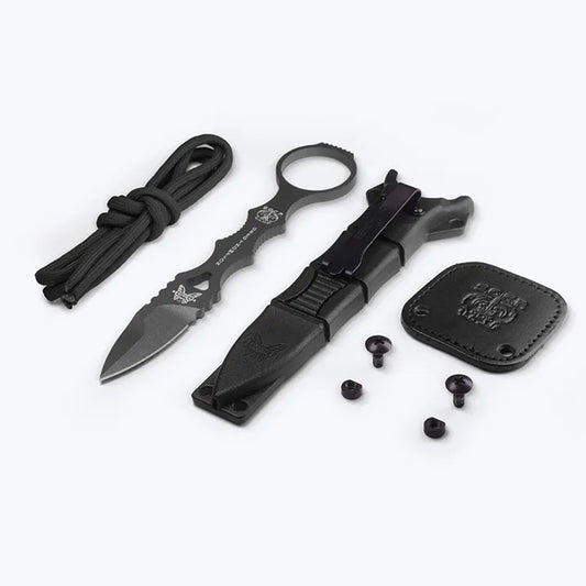 Finished in subdued Tungsten Grey, this Mini SOCP® features a 440C stainless steel blade, a single edge grind, and a skeletonised handle optimised for fast control. Lightweight, low profile, and backed by a matching SOCP® sheath to keep it ready — wherever you are.  www.defenceqstore.com.au