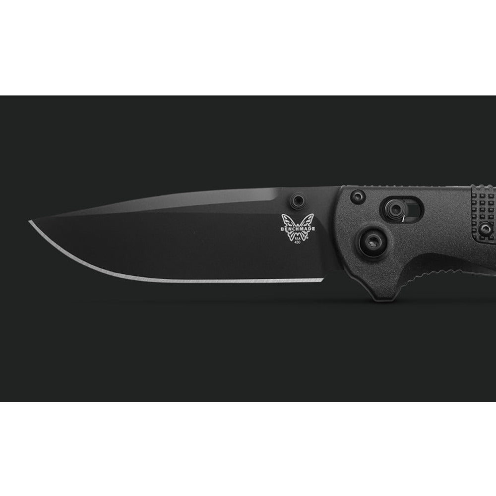 Look no further than the 430BK-02 Redoubt® for all-encompassing preparedness from self defense to hard use utility. The new under-the-radar, all black variant of this robust EDC features tough CPM-D2 blade steel with a Black Cerakote finish and durable Black Grivory® handles with a highly textured pattern for a sure grip with or without gloves. www.defenceqstore.com.au