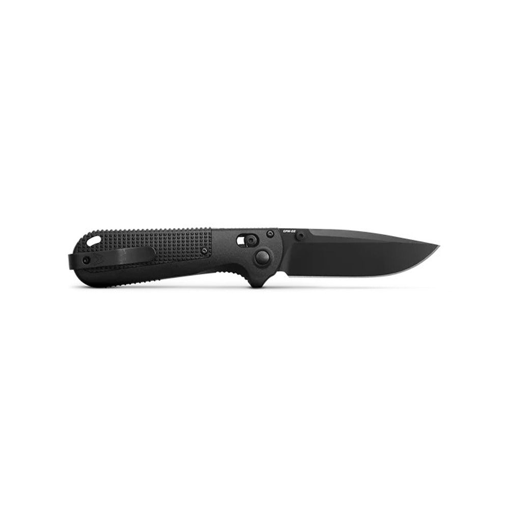 Look no further than the 430BK-02 Redoubt® for all-encompassing preparedness from self defense to hard use utility. The new under-the-radar, all black variant of this robust EDC features tough CPM-D2 blade steel with a Black Cerakote finish and durable Black Grivory® handles with a highly textured pattern for a sure grip with or without gloves. www.defenceqstore.com.au