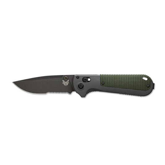 If there is ever a time when one must stand alone, one can stand independent, confident and capable with the new 430BK Redoubt™. Made in the USA for that time you are your own first responder, the 430BK Redoubt is the knife for those wanting a solid EDC for utility and self defence.  www.defenceqstore.com.au